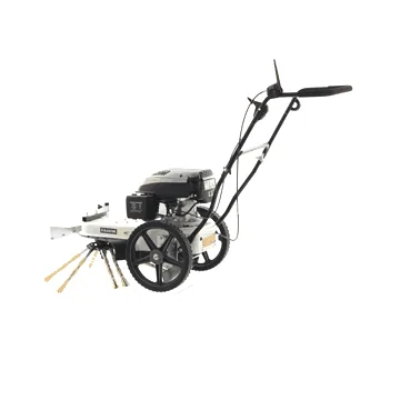 Balayeuse en acier avec moteur thermique à poussée BlackStone WYT 60-173 - Moteur 173 cm3