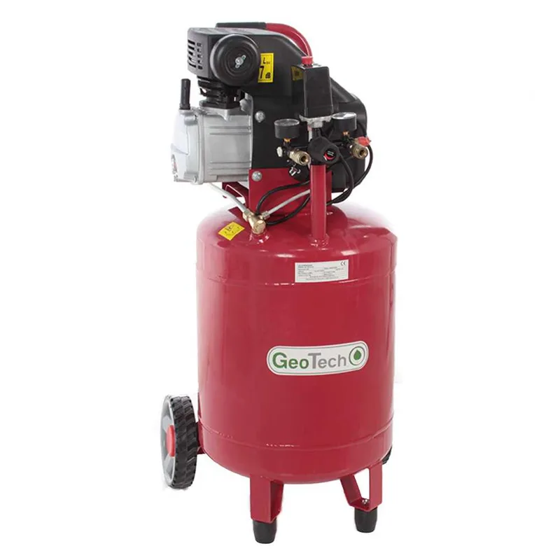 GeoTech AC50V-8-20 - Compresseur d'air électrique portatif - Moteur 2 CV - 50 L vertical
