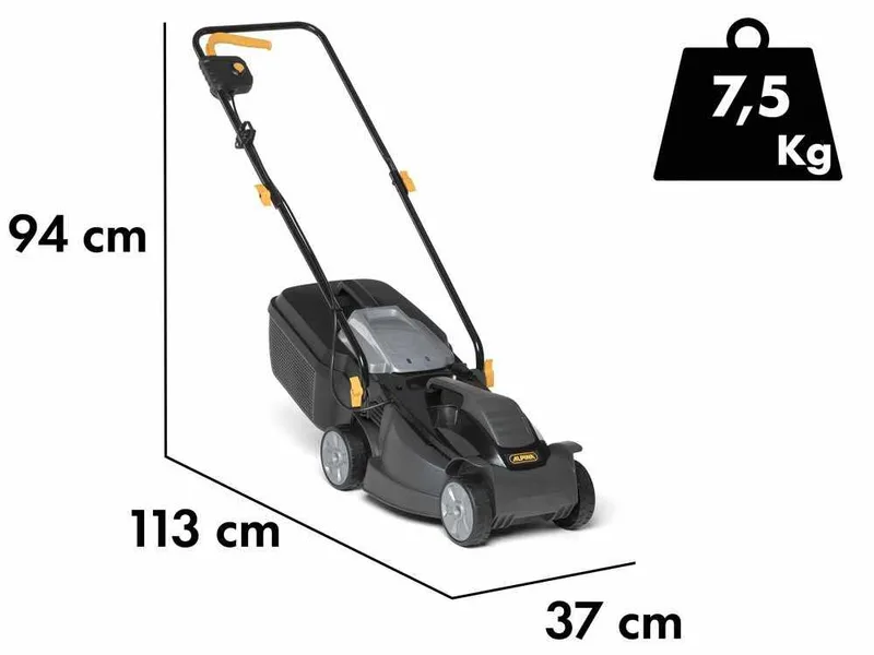 Alpina BL 320 E - Tondeuse à gazon électrique - 1000 W - Coupe 32 cm