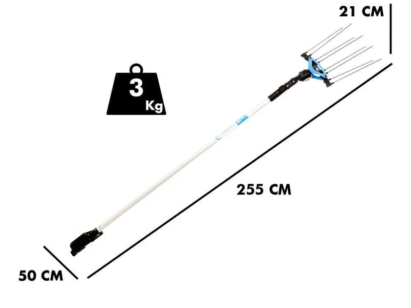 Campagnola Icarus V1 ECO Plug-in - PROM.0140 - Perche en aluminium - 225 - 290 cm - Peigne vibreur électrique à batterie