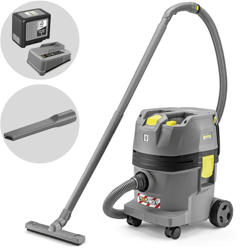 Karcher NT 22/1 Ap Bp L - Aspirateur multifonction à batterie - Bidon 22 L - 36 V - 6 Ah
