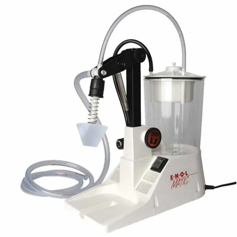 Tenco Enolmatic - Remplisseuse électrique de table pour bouteilles à goulot large