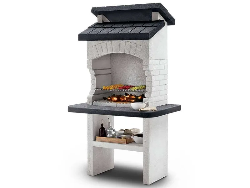Palazzetti Olbia 2 - Barbecue en maçonnerie à bois et charbon