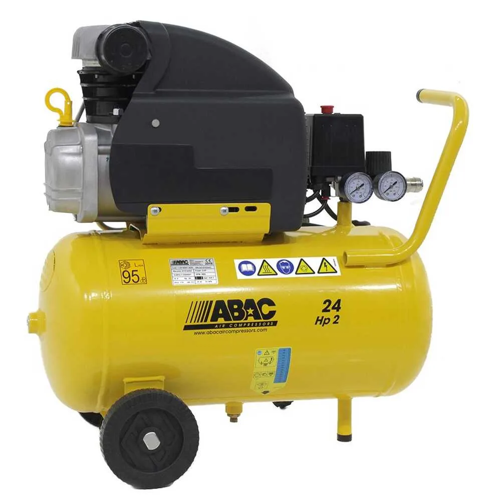 Abac pole position B20 - Compresseur d'air électrique monophasé - Moteur 2 CV - 24 L