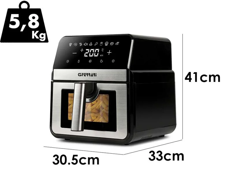 G3 Ferrari Friggisano 2X - Friteuse à air multifonction 8.5L