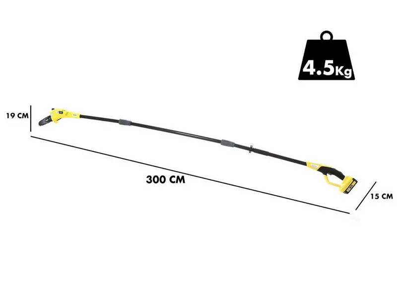 Karcher PSW 18-20 - Élagueuse à batterie avec perche télescopique - 18V 2.5Ah