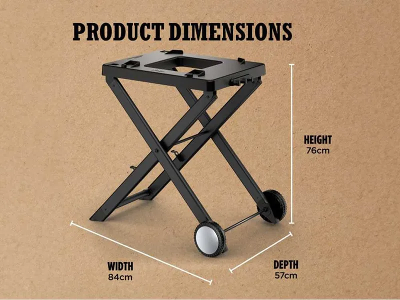 Chariot pliable pour barbecue électrique Woodfire - Ninja