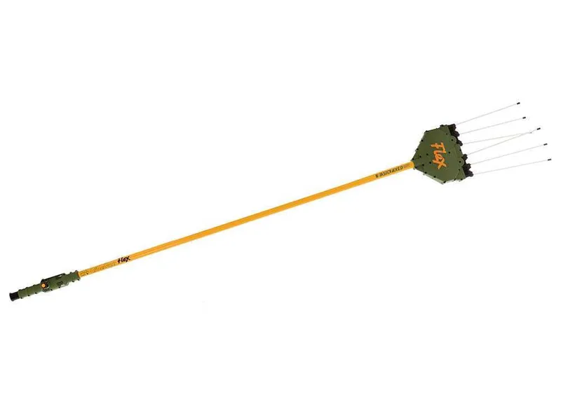 Peigne vibreur électrique à batterie Oliviero Flex Basic télescopique, perche aluminium fixe 240 cm