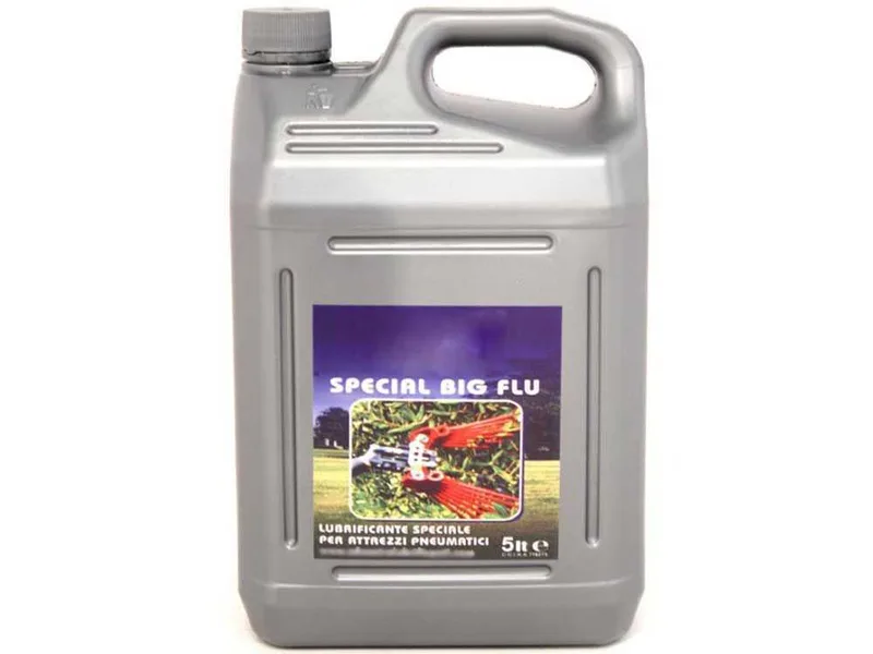 Flacon 5 L. - huile lubrifiante pour équipements pneumatiques BIG FLU