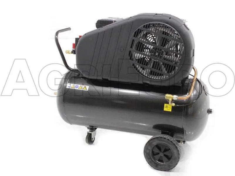 Nuair B2800B/100 CM3 - Compresseur d'air électrique monophasé à courroie - Moteur 3 CV - 100 L