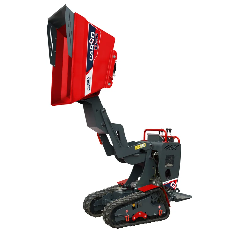 Brouette à moteur sur chenilles AgriEuro Top-Line cargo j 10000 hedh 4.0 avec joystick - Honda GXe630