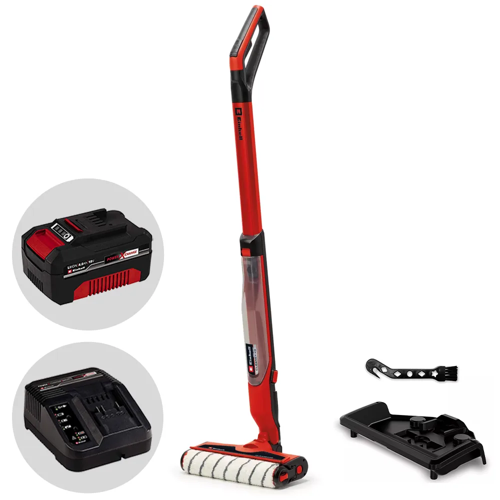 Einhell CLEANEXXO - Nettoyeur de sols à batterie 3 en 1 : lave, sèche et aspire