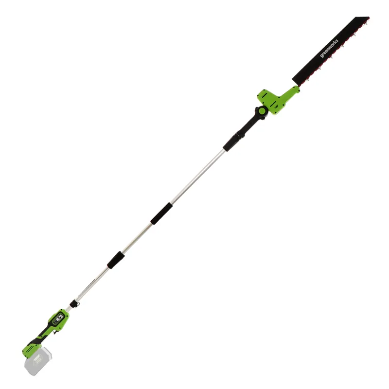 Greenworks G48PHTII - Taille-haie sans fil sur perche de rallonge