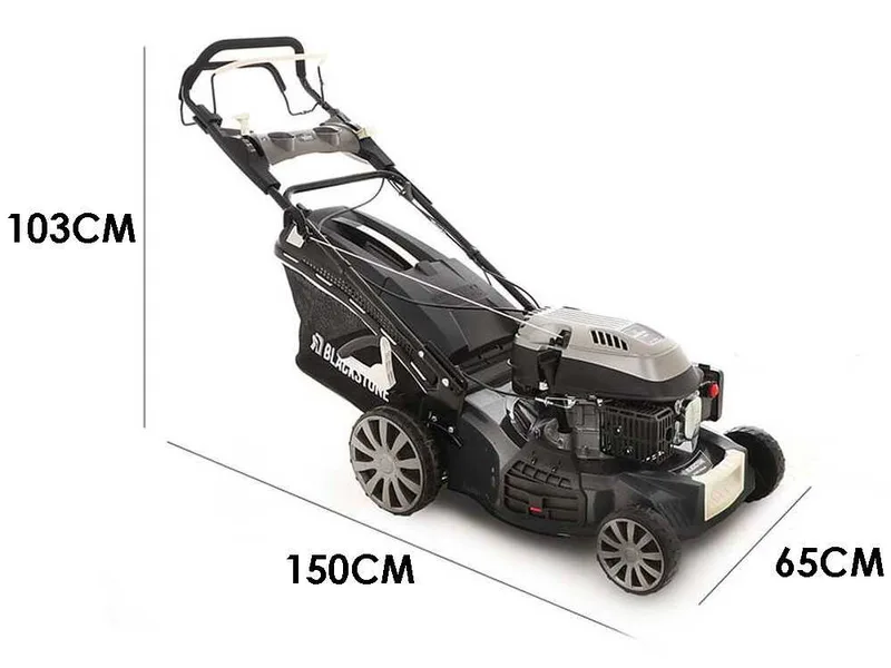 Blackstone SP480 Deluxe - Tondeuse à gazon thermique autotractée - Moteur Blackstone Y196V