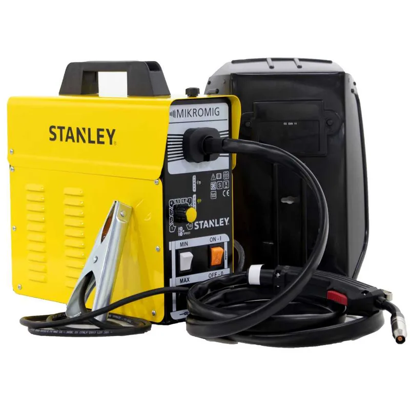Poste à souder à fil transformer mig Stanley mikromig - uniquement sans gaz - 95A max - monophasé