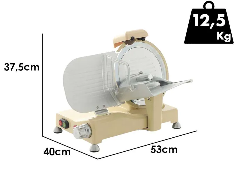 RGV Vintage 250 Ivory - Trancheuse avec lame trempée 250mm - 140W