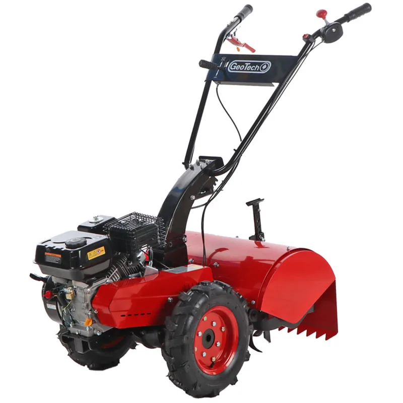 GeoTech MCT 550 - Motoculteur à essence - Ducar DH212 - Fraise réversible - 7 CV