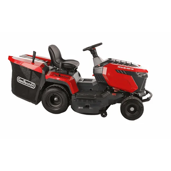 GeoTech Pro PRTM 180-1020 CM - Tracteur tondeuse - Boîte mécanique - Bac de ramassage