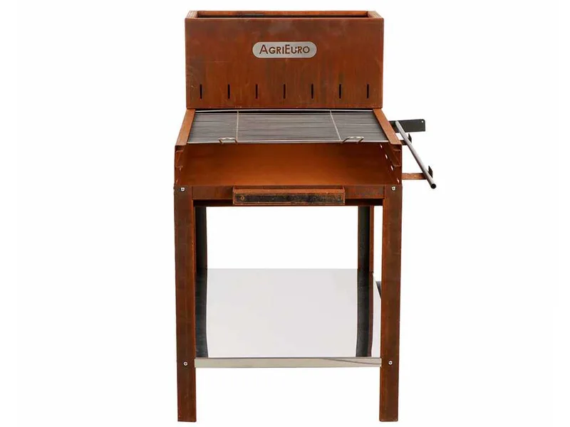 Barbecue à bois et charbon Super Flipper en corten