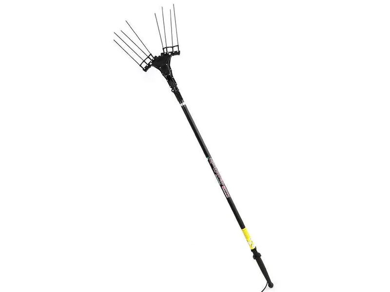 Peigne vibreur électrique à batterie Zanon Karbonium EVO AL 200/K - 170/250 cm - Perche télescopique