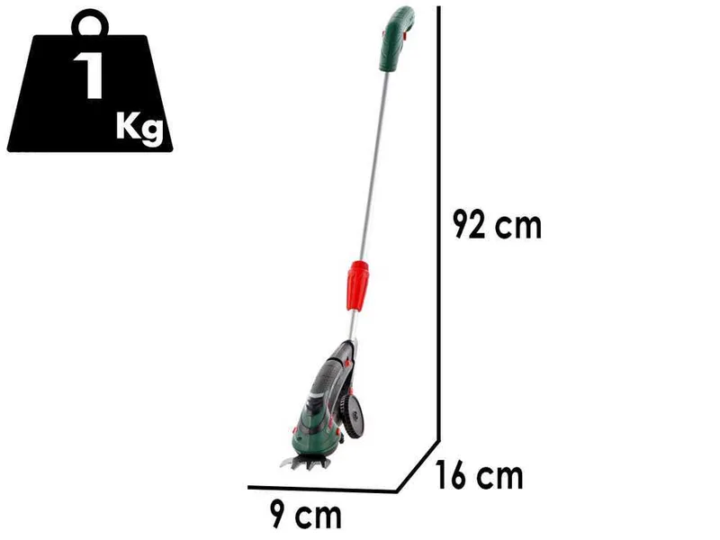Bosch Isio - Cisaille à batterie avec perche - 3.6V 1.5Ah