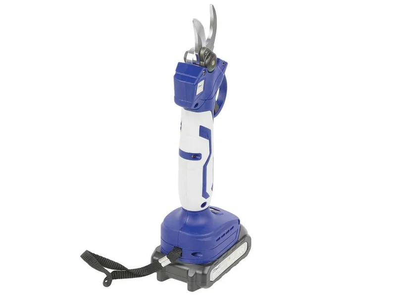 BullMach DIVIANE 25 - Sécateur électrique à batterie + Perche télescopique 130-200 cm - 2x21V 2Ah - Diamètre de coupe 25 mm