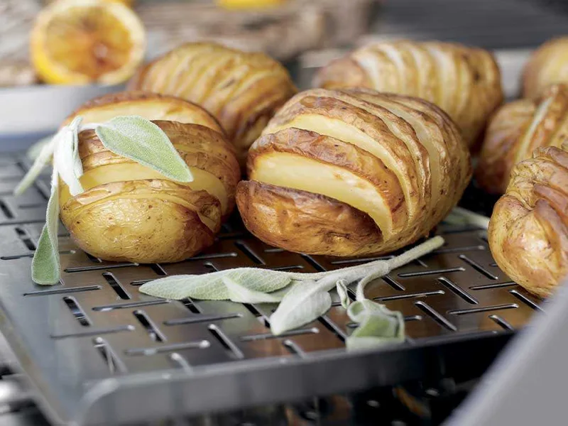 Plat de cuisson Deluxe en acier inox Weber