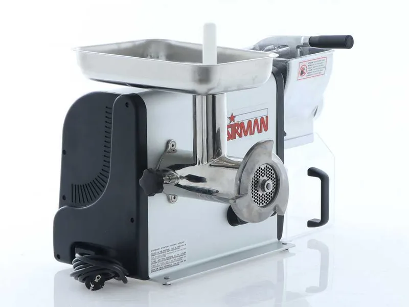Sirman TCG 22 Dakota - Hachoir à viande électrique - Râpe intégrée - en aluminium et acier inox