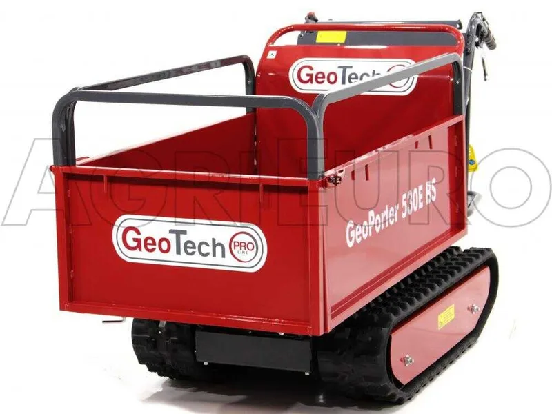 Brouette à moteur GeoTech Pro GeoPorter 530E BS CR950, benne extensible - charge 500 kg