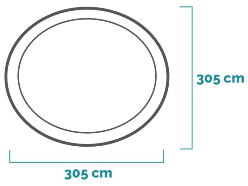 Intex Easy Set 28122NP - Ø305x76 cm - Piscine gonflable + Pompe filtre