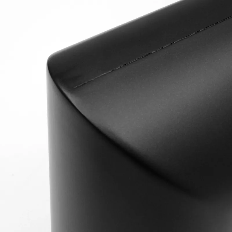 Raik Basic coude de tuyau de fumée 150mm noir 90° 2-pièces, sans porte pour tuyau de fumée / conduit de fumée