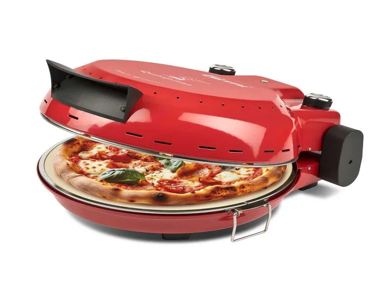Girmi Quisipizza FP5002 - Four à pizza électrique - Pierre réfractaire