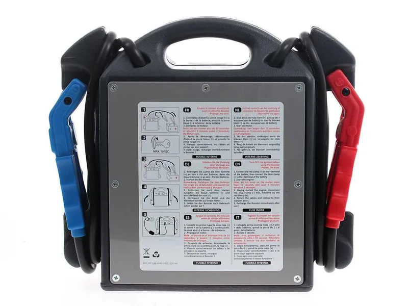 Intec BOM12-L - Démarreur professionnel 12V - portable à batterie - courant de démarrage 1650A
