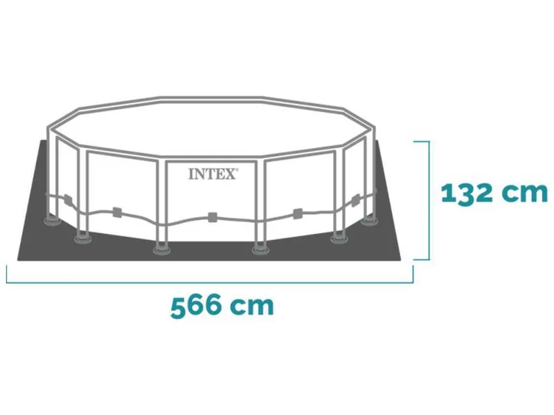 Intex Ultra XTR Frame 26330NP - Ø549x132 cm - Piscine Ronde