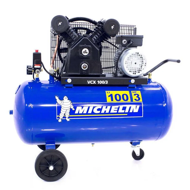 Michelin VCX 100-3 - Compresseur électrique monophasé à courroie - Moteur 3 CV - 100 L