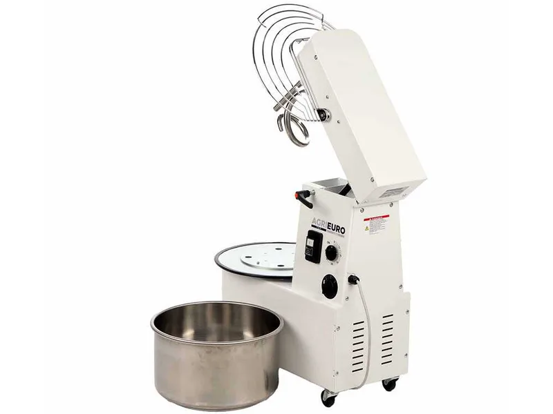 Pétrin à spirale relevable Mixer 3000 T-2G Deluxe - 24 kg triphasé à 2 vitesses