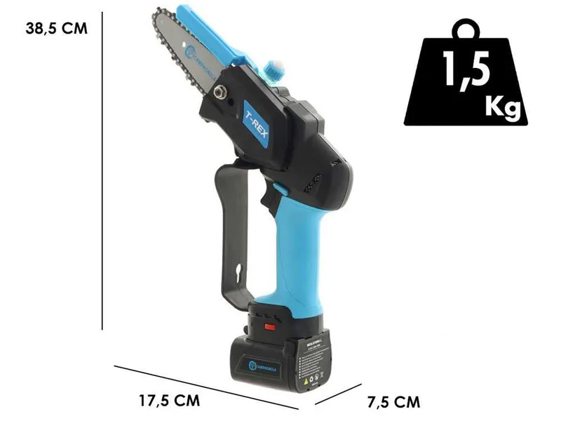 Élagueuse sur batterie Campagnola T-Rex - 1 batterie de 4 Ah + 1 batterie de 2,5 Ah
