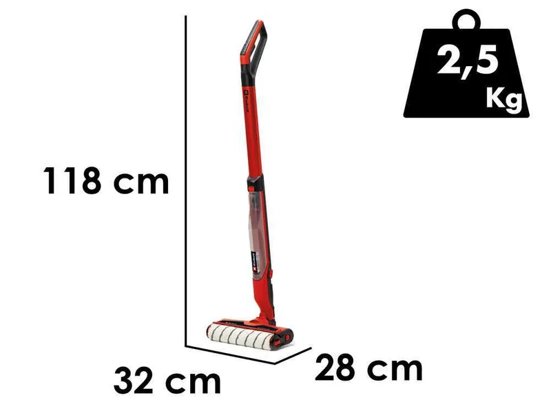 Einhell CLEANEXXO - Nettoyeur de sols à batterie - 3 en 1 : lave, sèche et aspire