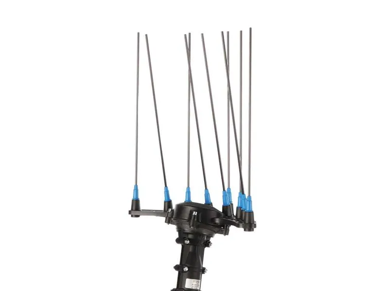 Campagnola Hercules 6 ECO Plug-in - Perche en carbone de 230 cm - Peigne vibreur électrique à batterie - 21V 5Ah