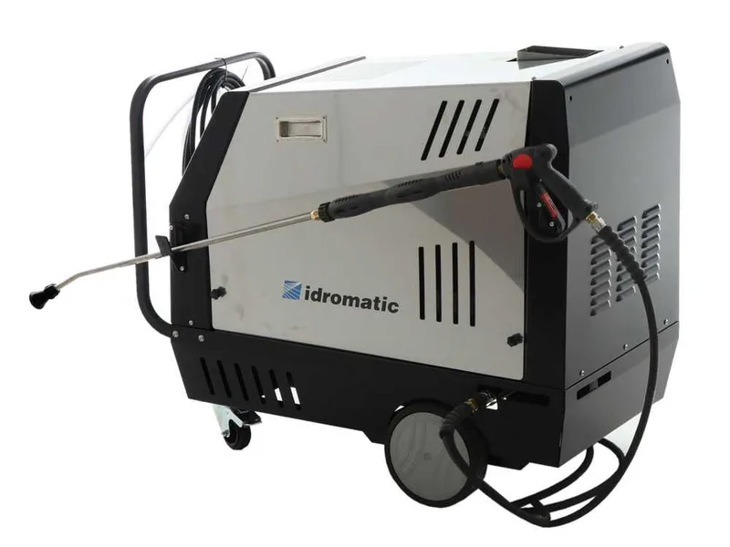 Idromatic Eco 130.11 - Nettoyeur haute pression à eau chaude professionnel - monophasé - 130 bar - 660 l/h