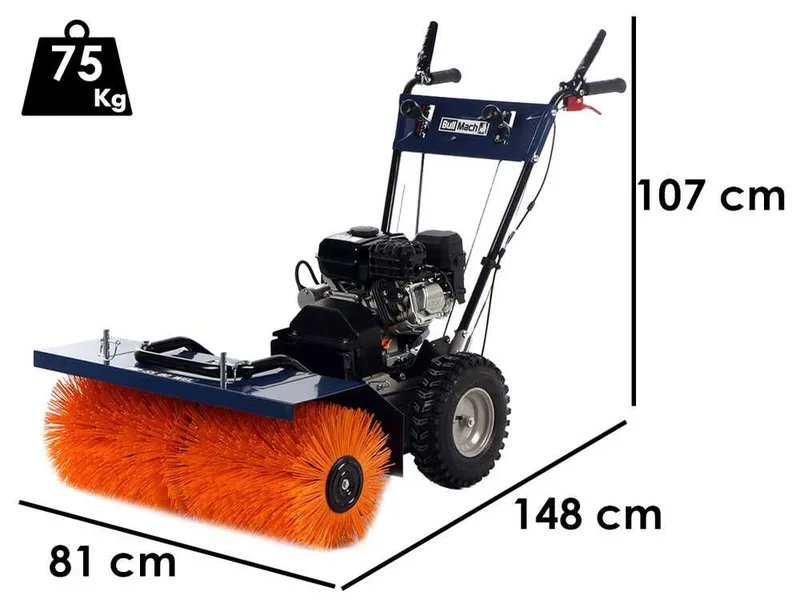 BullMach BM-SS 80 WEL - Balayeuse multifonction avec démarrage électrique