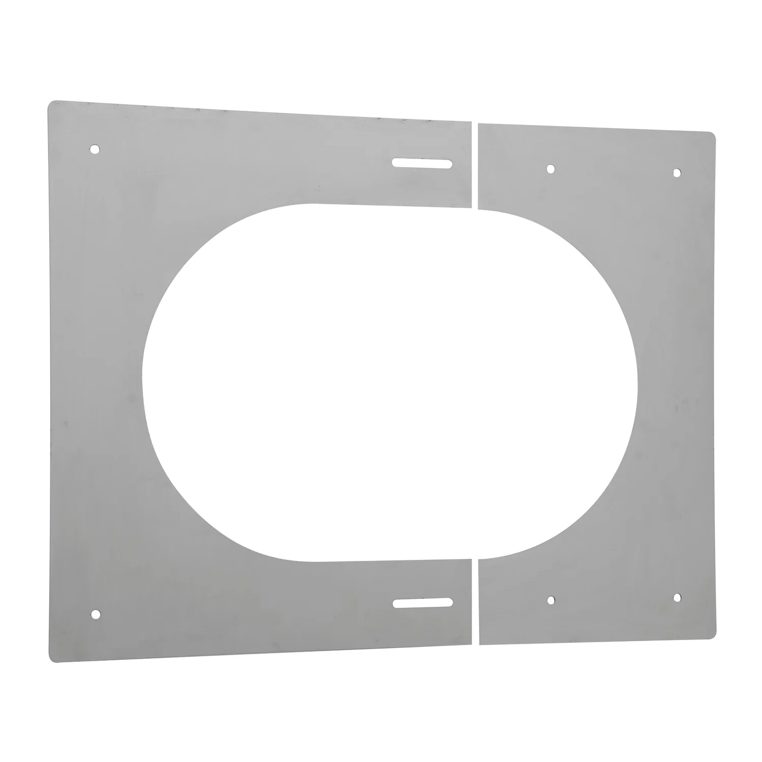 Opsinox cheminée en acier inoxydable 250mm rosace de toit pour montage intérieur PLP 0-45°