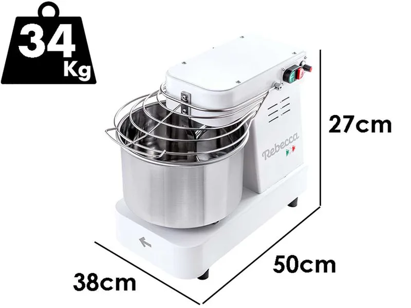 Prismafood Rebecca INV - Pétrin à spirale - 10 vitesses - Capacité 5 kg