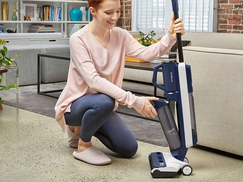 Tineco Floor One S5 Combo Plus - Nettoyeur de sols à batterie et aspirateur à main - 3 en 1 : lave, sèche et aspire