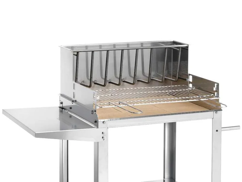 Ompagrill BetSteel 56690/X - Barbecue à bois et charbon