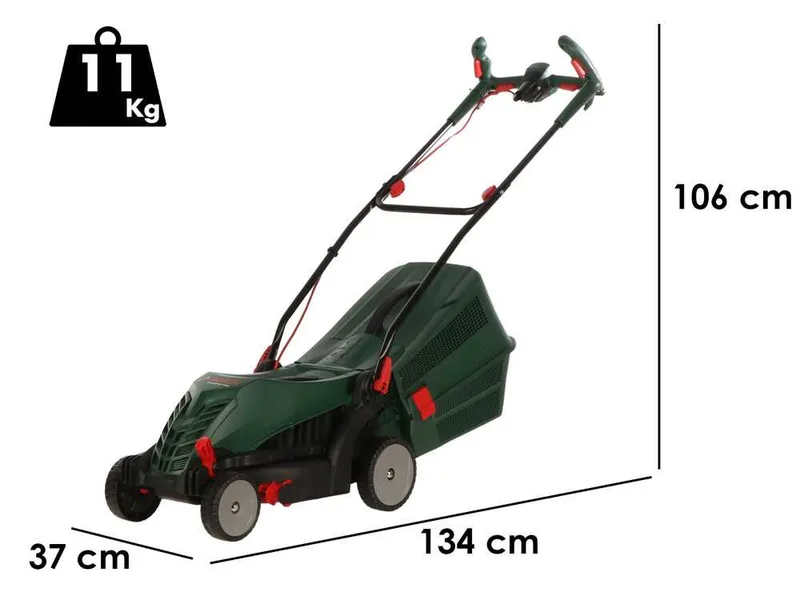 Bosch UniversalRotak 34-405 - Tondeuse à gazon électrique - 1300 W - Coupe de 34 cm