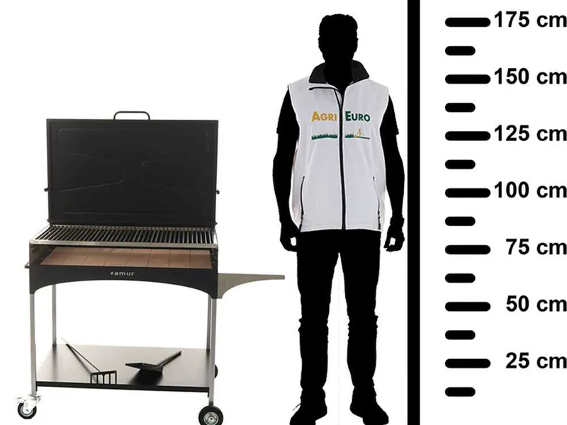 Famur BK 10 Elite - Barbecue à bois et charbon