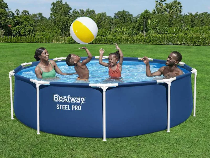 Bestway Steel Pro 56679 - Ø305x76 cm - Piscine ronde + pompe de filtration 16 W
