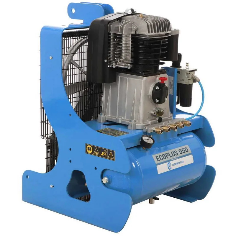 Compresseur avec attelage pour tracteur Campagnola PTO ECOPLUS 950 - Récolte des olives et taille