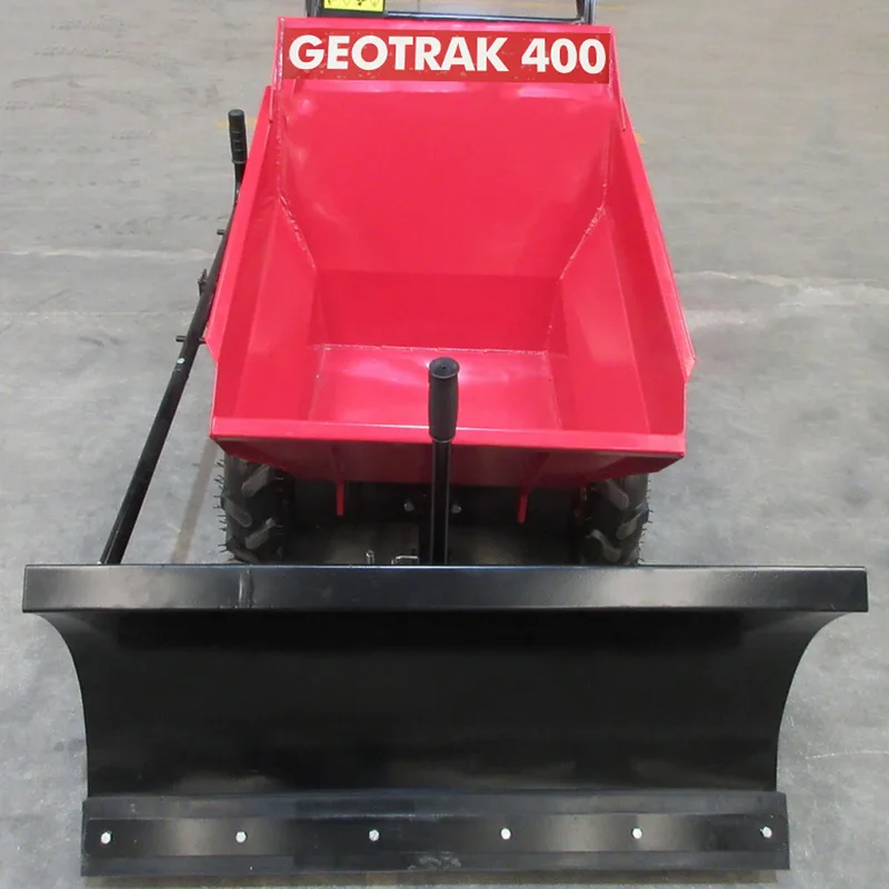 Lame antérieure pour brouette à moteur GeoTech Pro GEOTRAK 400 avec caisson de 400Kg